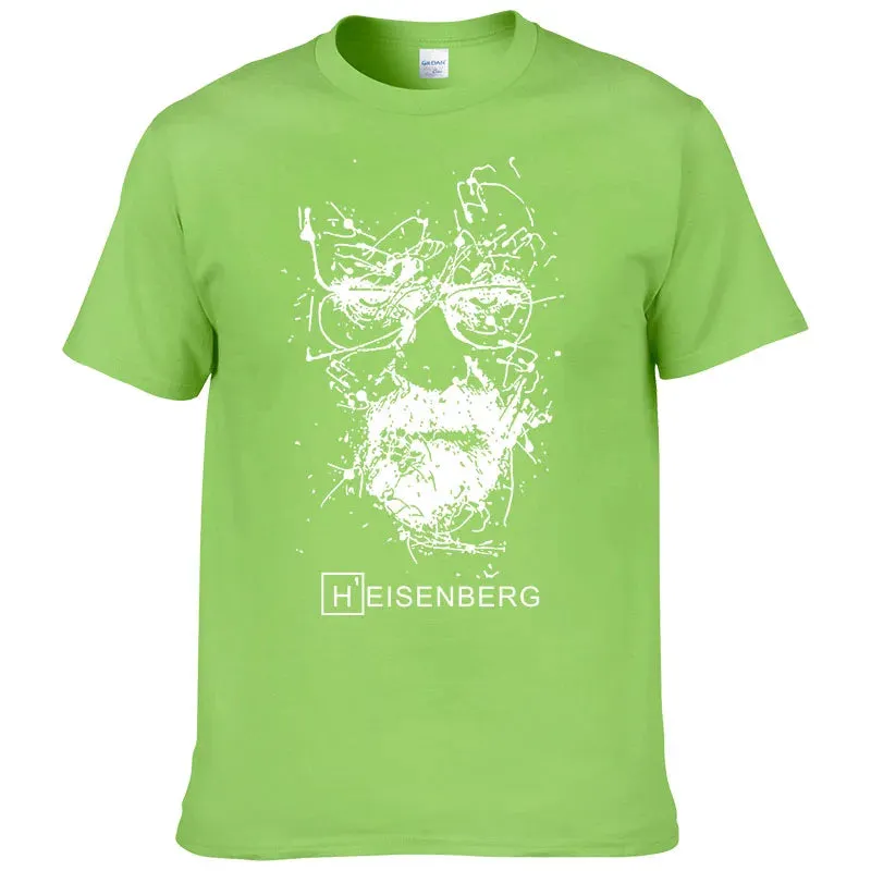 2024 New Fashion Breaking Bad T Shirts Men Heisenberg Camisetas Hombre Men Cool Tee Shirt Tops Short Sleeve Cotton T-shirts #191